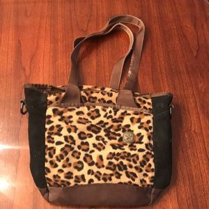 Fleurville Animal Print Diaper Bag